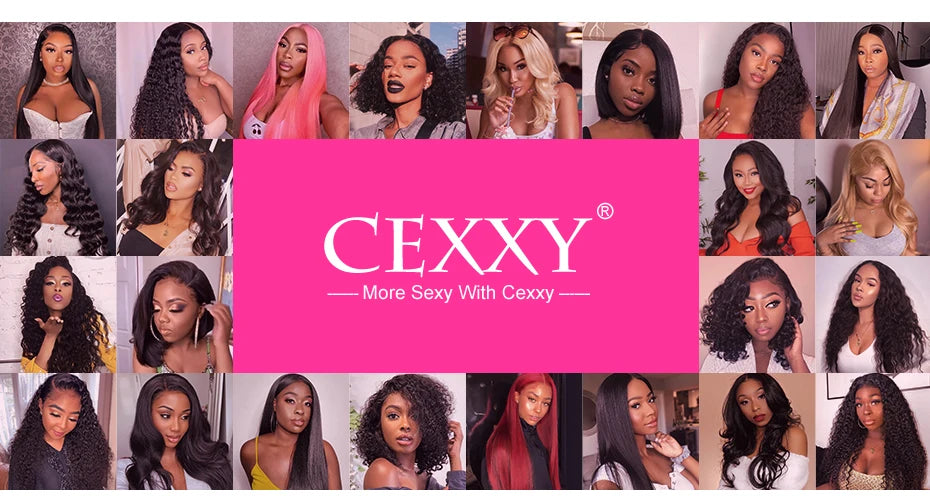 Deep Wave 13x6 HD Lace Frontal Human Hair Wig 250 High Density Brazilian Curly Water Wave Lace Frontal Wigs For Women CEXXY