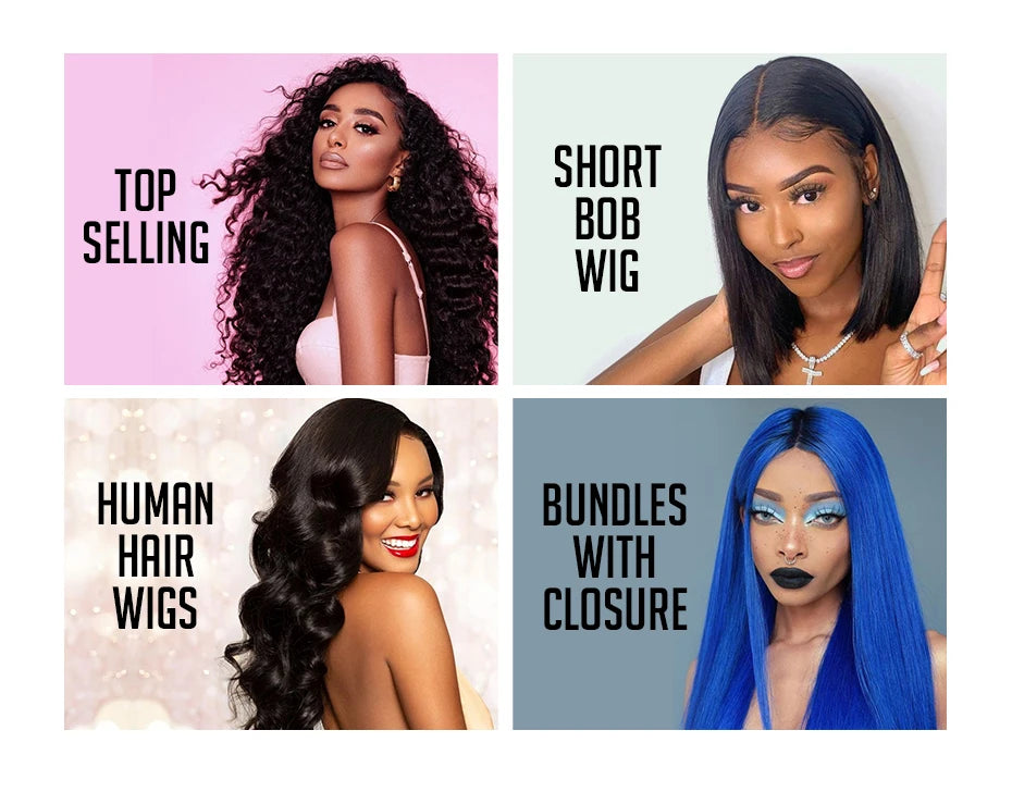 Deep Wave 13x6 HD Lace Frontal Human Hair Wig 250 High Density Brazilian Curly Water Wave Lace Frontal Wigs For Women CEXXY