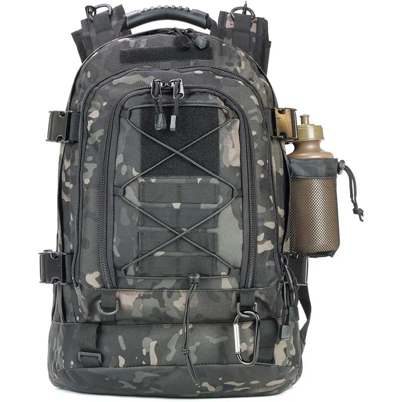 65L Outdoor Sports Backpack Waterproof Running Gym Bag Durable Hiking Backpack for Men & Women, Travel Daypack