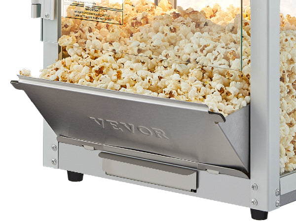 SucceBuy 8/12Oz Electric Popcorn Maker Commercial Popper Machine  Automatic Corn Cookware with Scoop Spoon 304 Heating Tube