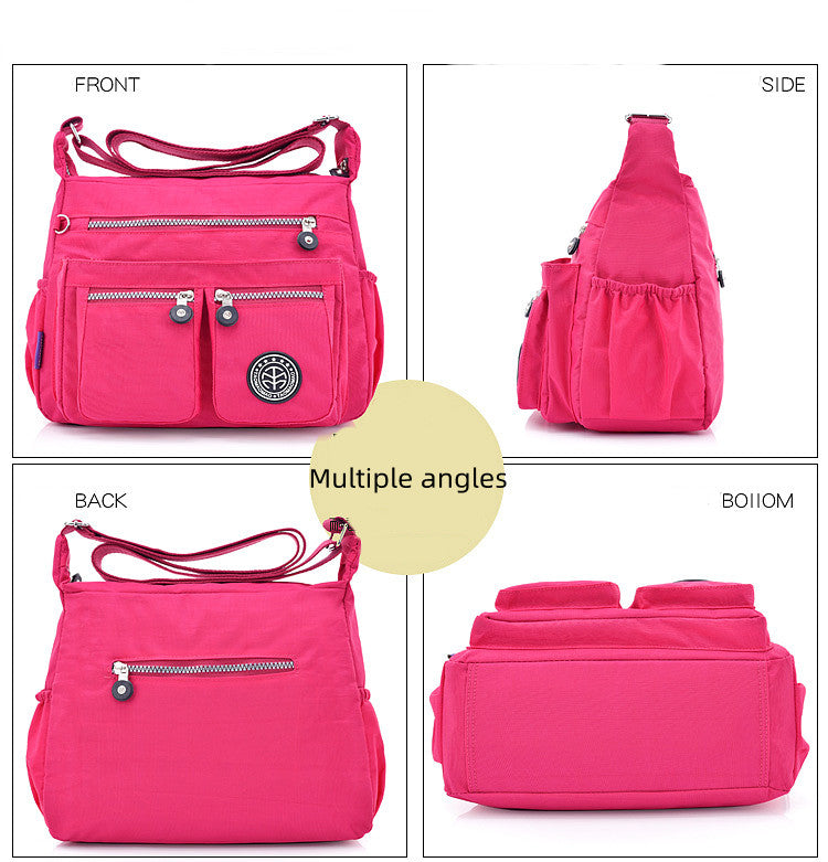 Women's Single Shoulder Crossbody Bag Lightweight Nylon Cloth Bag Casual Women's Bag