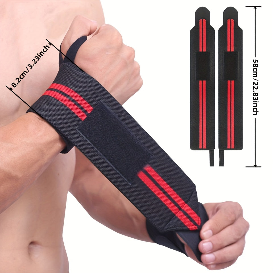 1 Pair Professional Wrist Strap Wrist Rest for Weightlifting & Gym Training - Maximum Comfort!