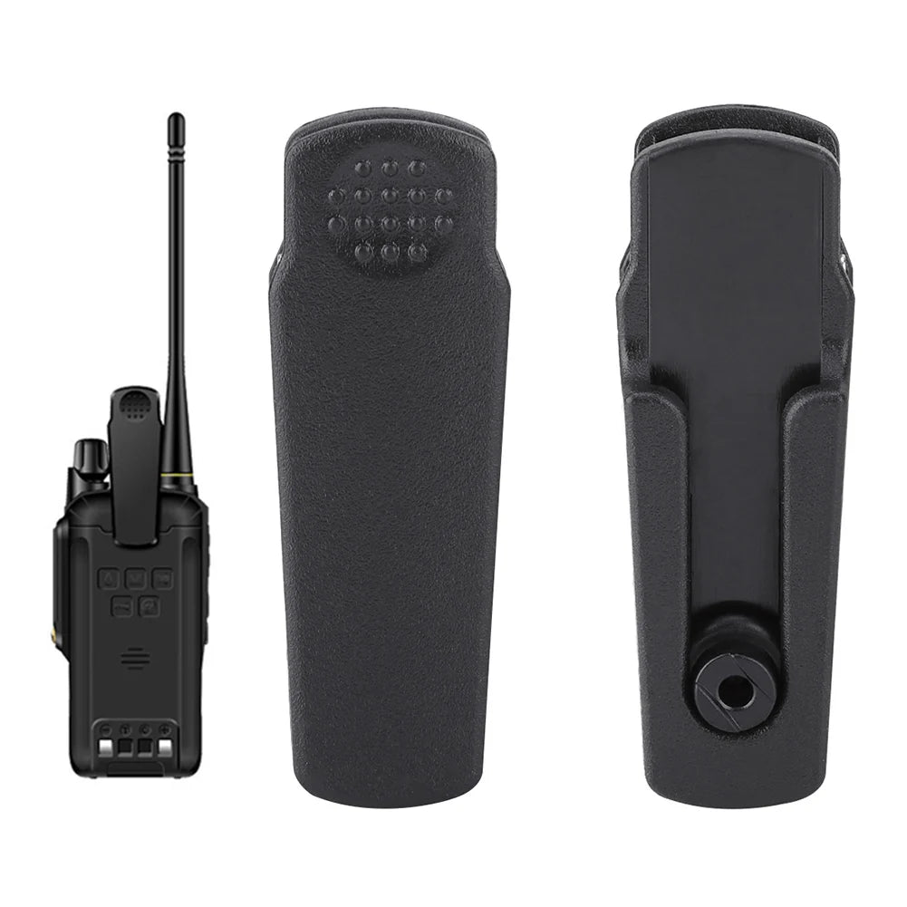10PCS Waterproof Black Walkie Talkie Belt Clip Accessory For BAOFENG UV-9R Plus