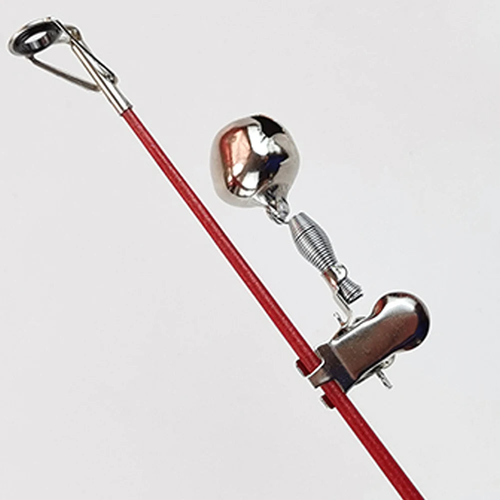 5/10PCS Rod Tip Clamp Fishing Pole Fish Bite Lure Alarm Alert Adjustable Metal Fish Alarm Bells Tackle Fishing Accessories