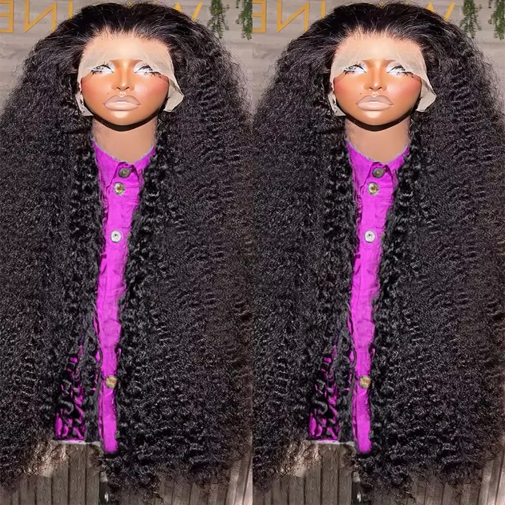Deep Wave 13x6 HD Lace Frontal Human Hair Wig 250 High Density Brazilian Curly Water Wave Lace Frontal Wigs For Women CEXXY