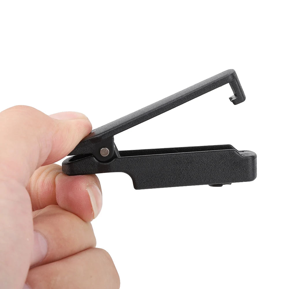 10PCS Waterproof Black Walkie Talkie Belt Clip Accessory For BAOFENG UV-9R Plus