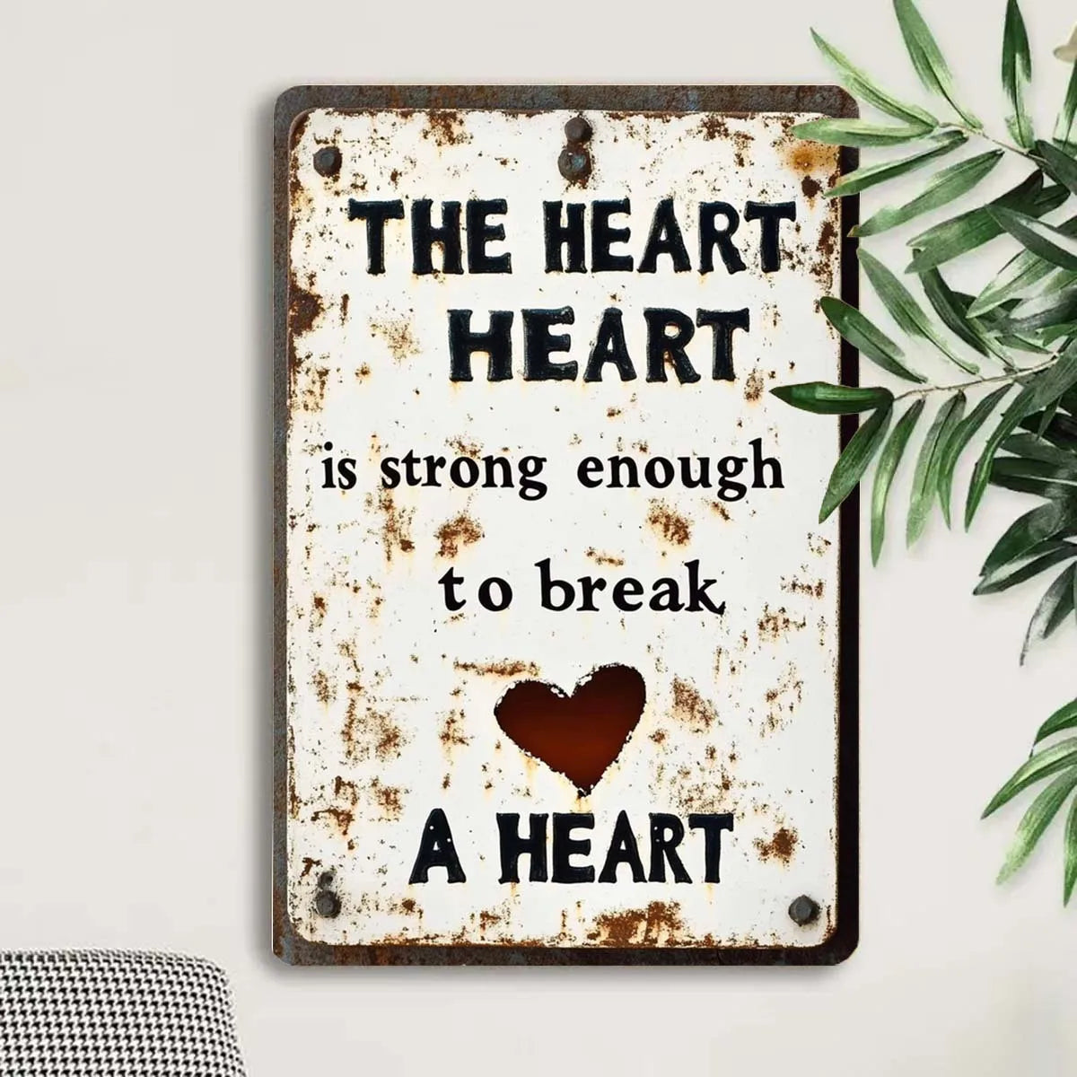Inspirational Metal Sign - Rustproof \u0026 Waterproof, Ideal for Home, Garage, Bar Decor - 8x12 Inches, Great Gift Idea